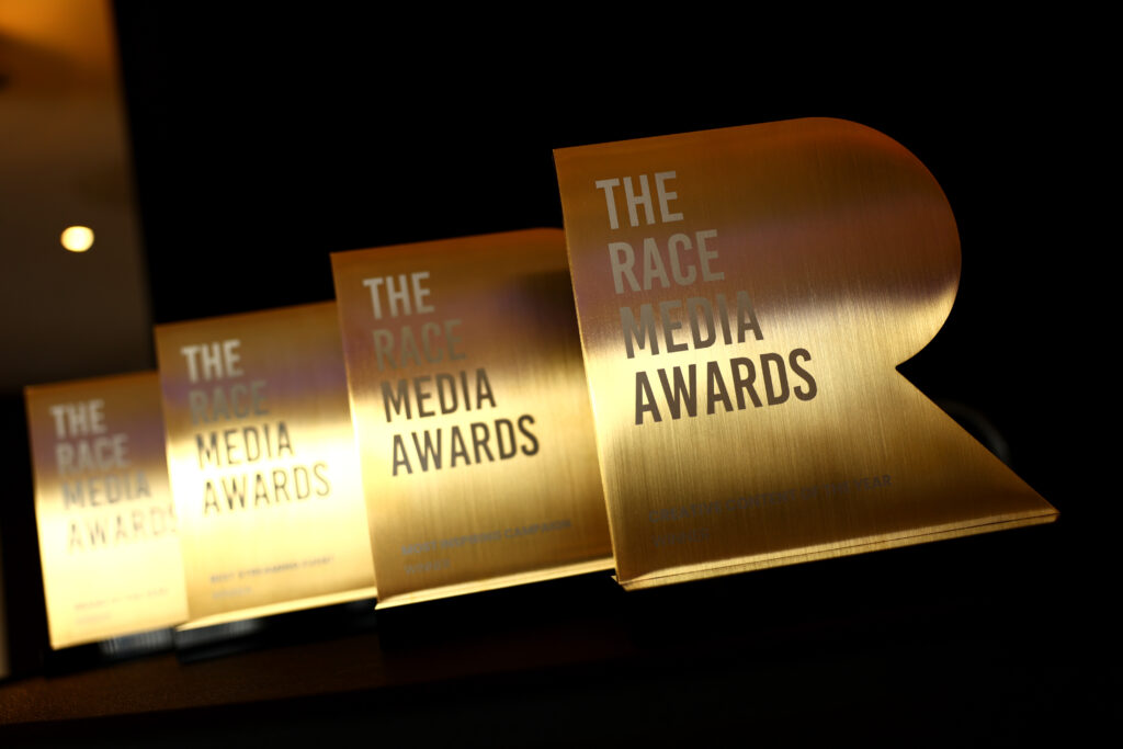 The Race Media Awards Trophies